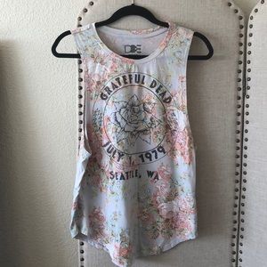 Grateful Dead Floral Tank